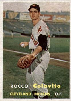 1957 Topps #212 Rocco Colavito Front