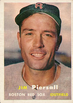 1957 Topps #75 Jim Piersall Front