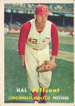1957 Topps #93 Hal Jeffcoat Front