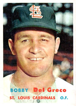 1957 Topps #94 Bobby Del Greco Front