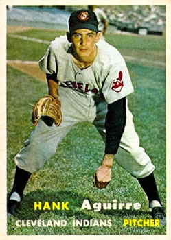1957 Topps #96 Hank Aguirre Front