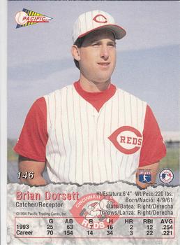 1994 Pacific #146 Brian Dorsett Back