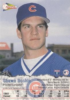1994 Pacific #95 Shawn Boskie Back
