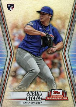 2023 Topps International Trading Card Day Chicago Cubs #CHC-2 Justin Steele Front