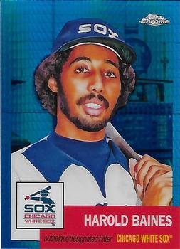 2022 Topps Chrome Platinum Anniversary - Blue Prism Refractor #208 Harold Baines Front
