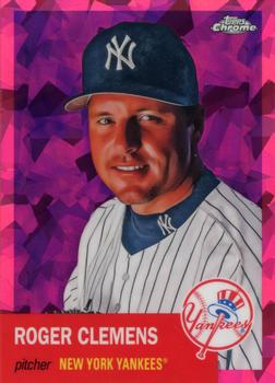 2022 Topps Chrome Platinum Anniversary - Red Atomic Refractor #327 Roger Clemens Front