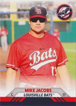 2023 Choice Louisville Bats #32 Mike Jacobs Front