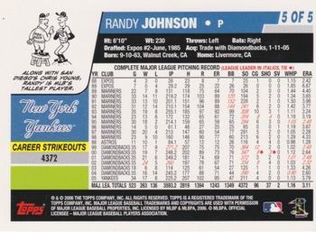 2006 Topps - New York Yankees #5 Randy Johnson Back