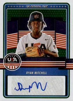 2023 Panini USA Baseball Stars & Stripes - 15U National Team Signatures Holo #15U-RM Ryan Mitchell Front