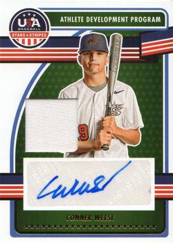 2023 Panini USA Baseball Stars & Stripes - Athlete Development Program Signatures Materials #ADPS-CW Conner Weese Front