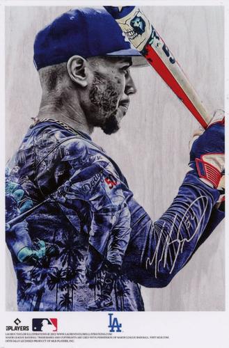 2023 Lauren Taylor Art Cards #NNO Mookie Betts Front
