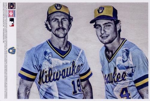 2023 Lauren Taylor Art Cards #NNO Paul Molitor / Robin Yount Front