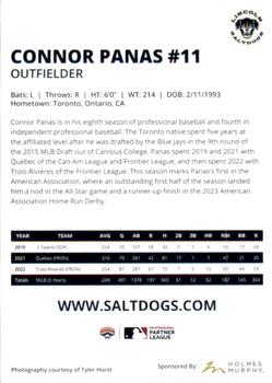 2023 Lincoln Saltdogs #NNO Connor Panas Back