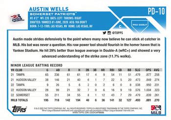 2023 Topps Pro Debut #PD-10 Austin Wells Back