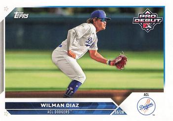 2023 Topps Pro Debut #PD-22 Wilman Diaz Front