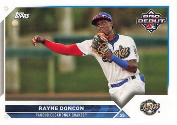 2023 Topps Pro Debut #PD-23 Rayne Doncon Front