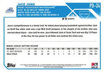 2023 Topps Pro Debut #PD-24 Jace Jung Back