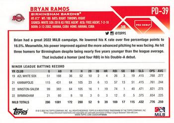 2023 Topps Pro Debut #PD-39 Bryan Ramos Back
