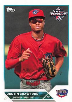 2023 Topps Pro Debut #PD-62 Justin Crawford Front