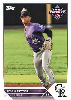 2023 Topps Pro Debut #PD-122 Ryan Ritter Front