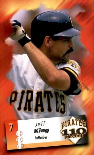 1996 Advance Auto Parts Pittsburgh Pirates #NNO Jeff King Front