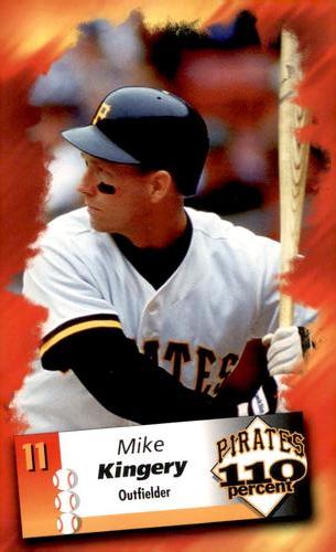 1996 Advance Auto Parts Pittsburgh Pirates #NNO Mike Kingery Front