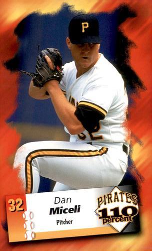 1996 Advance Auto Parts Pittsburgh Pirates #NNO Dan Miceli Front