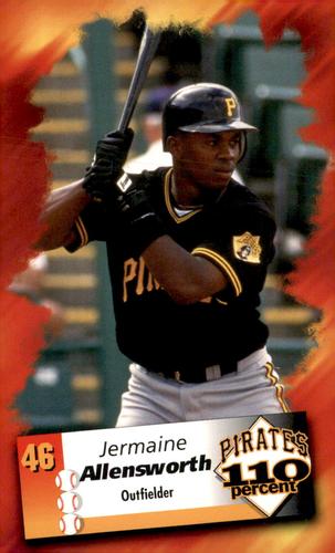 1996 Advance Auto Parts Pittsburgh Pirates #NNO Jermaine Allensworth Front