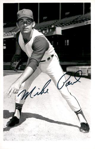 1969 Cleveland Indians Postcards #NNO Mike Paul Front