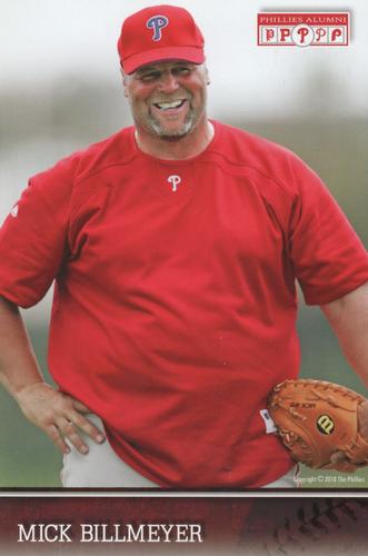 2010-22 Philadelphia Phillies Alumni Photo Cards #NNO Mick Billmeyer Front