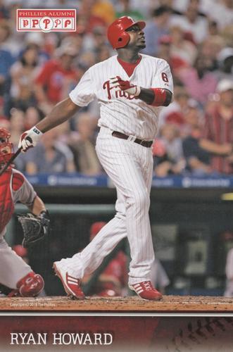 2010-22 Philadelphia Phillies Alumni Photo Cards #NNO Ryan Howard Front