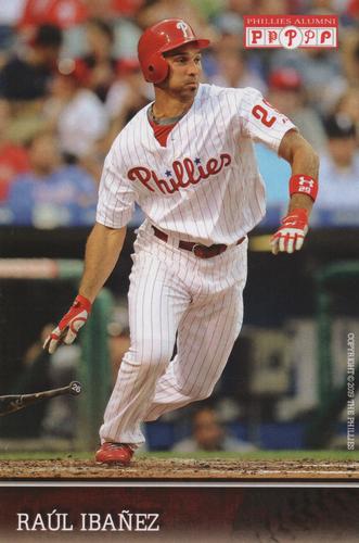 2010-22 Philadelphia Phillies Alumni Photo Cards #NNO Raul Ibanez Front