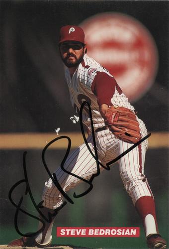 1992 Medford Philadelphia Phillies Photocards - ALS Autograph Party #NNO Steve Bedrosian Front