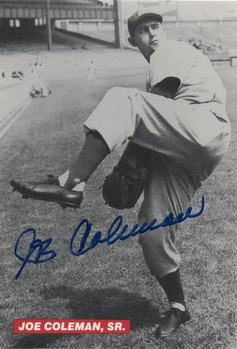 1992 Medford Philadelphia Phillies Photocards - ALS Autograph Party #NNO Joe Coleman Sr. Front