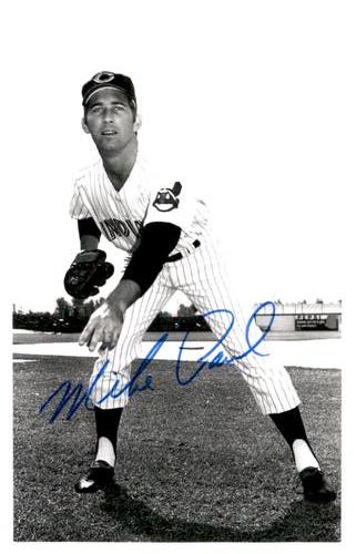 1970 Cleveland Indians Postcards #NNO Mike Paul Front