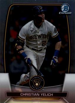 2023 Bowman Chrome #57 Christian Yelich Front