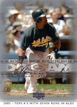 2002 Upper Deck Rookie Debut - 2002 Upper Deck Honor Roll Update #120 Ray Durham Front