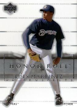 2002 Upper Deck Rookie Debut - 2002 Upper Deck Honor Roll Update #160 Luis Martinez Front