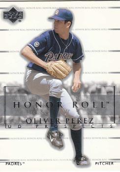 2002 Upper Deck Rookie Debut - 2002 Upper Deck Honor Roll Update #172 Oliver Perez Front
