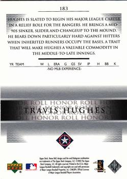 2002 Upper Deck Rookie Debut - 2002 Upper Deck Honor Roll Update #183 Travis Hughes Back