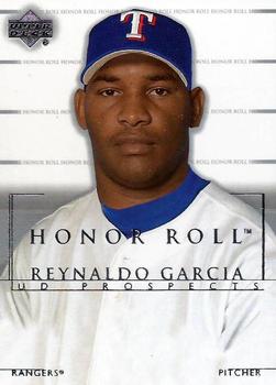 2002 Upper Deck Rookie Debut - 2002 Upper Deck Honor Roll Update #184 Reynaldo Garcia Front