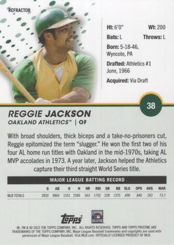 2023 Topps Pristine - Refractor #38 Reggie Jackson Back