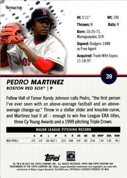 2023 Topps Pristine - Refractor #39 Pedro Martinez Back