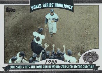 2004 Topps - World Series Highlights (Series Two) #WS-DS Duke Snider Front