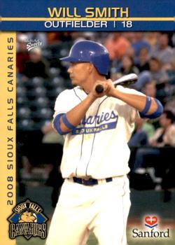 2008 MultiAd Sioux Falls Canaries #22 Will Smith Front