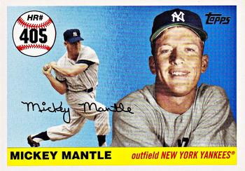 2007 Topps Updates & Highlights - Mickey Mantle Home Run History #MHR405 Mickey Mantle Front