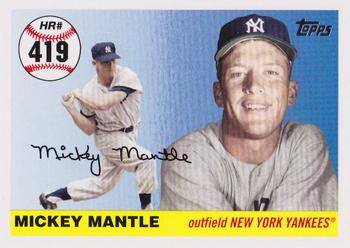 2007 Topps Updates & Highlights - Mickey Mantle Home Run History #MHR419 Mickey Mantle Front