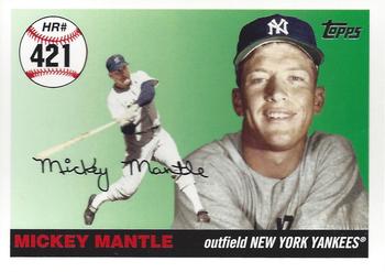 2007 Topps Updates & Highlights - Mickey Mantle Home Run History #MHR421 Mickey Mantle Front