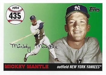2007 Topps Updates & Highlights - Mickey Mantle Home Run History #MHR435 Mickey Mantle Front