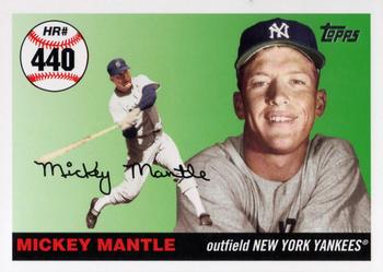 2007 Topps Updates & Highlights - Mickey Mantle Home Run History #MHR440 Mickey Mantle Front